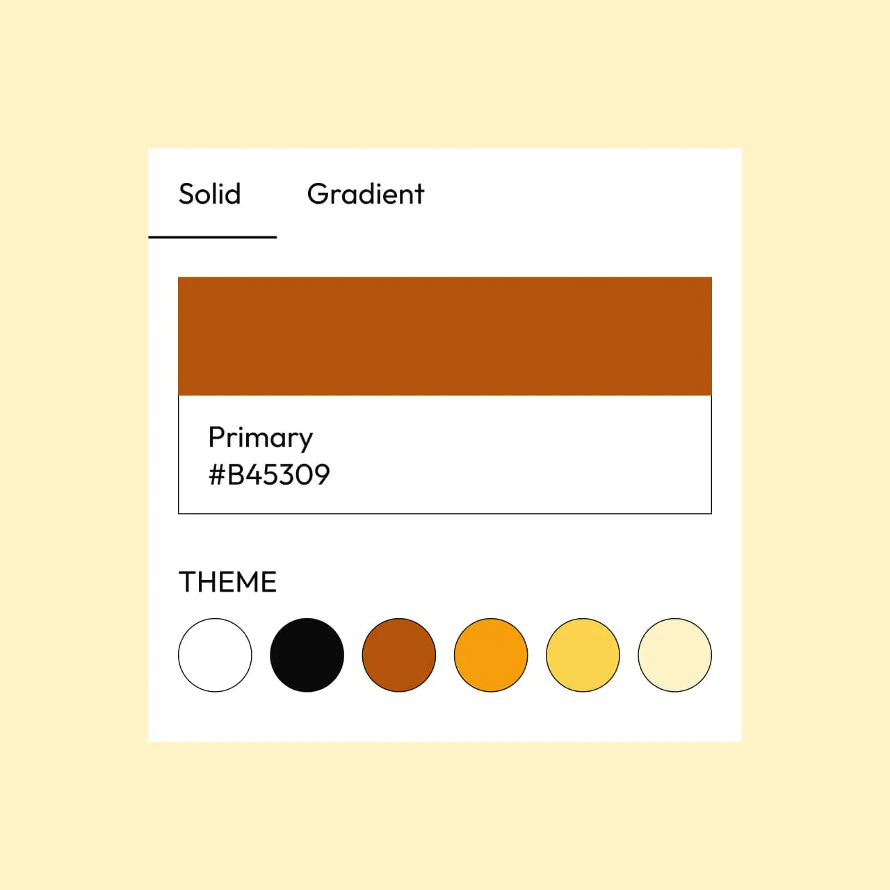 Powder WordPress theme Amber style variation color palette