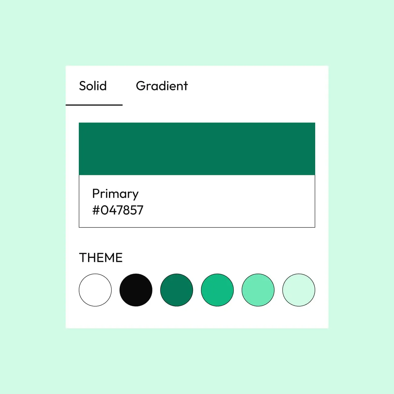 Powder WordPress theme Emerald style variation color palette
