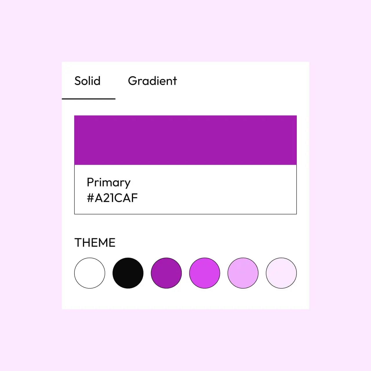 Powder WordPress theme Fuchsia style variation color palette