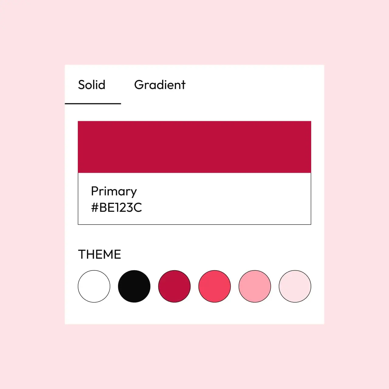 Powder WordPress theme Rose style variation color palette