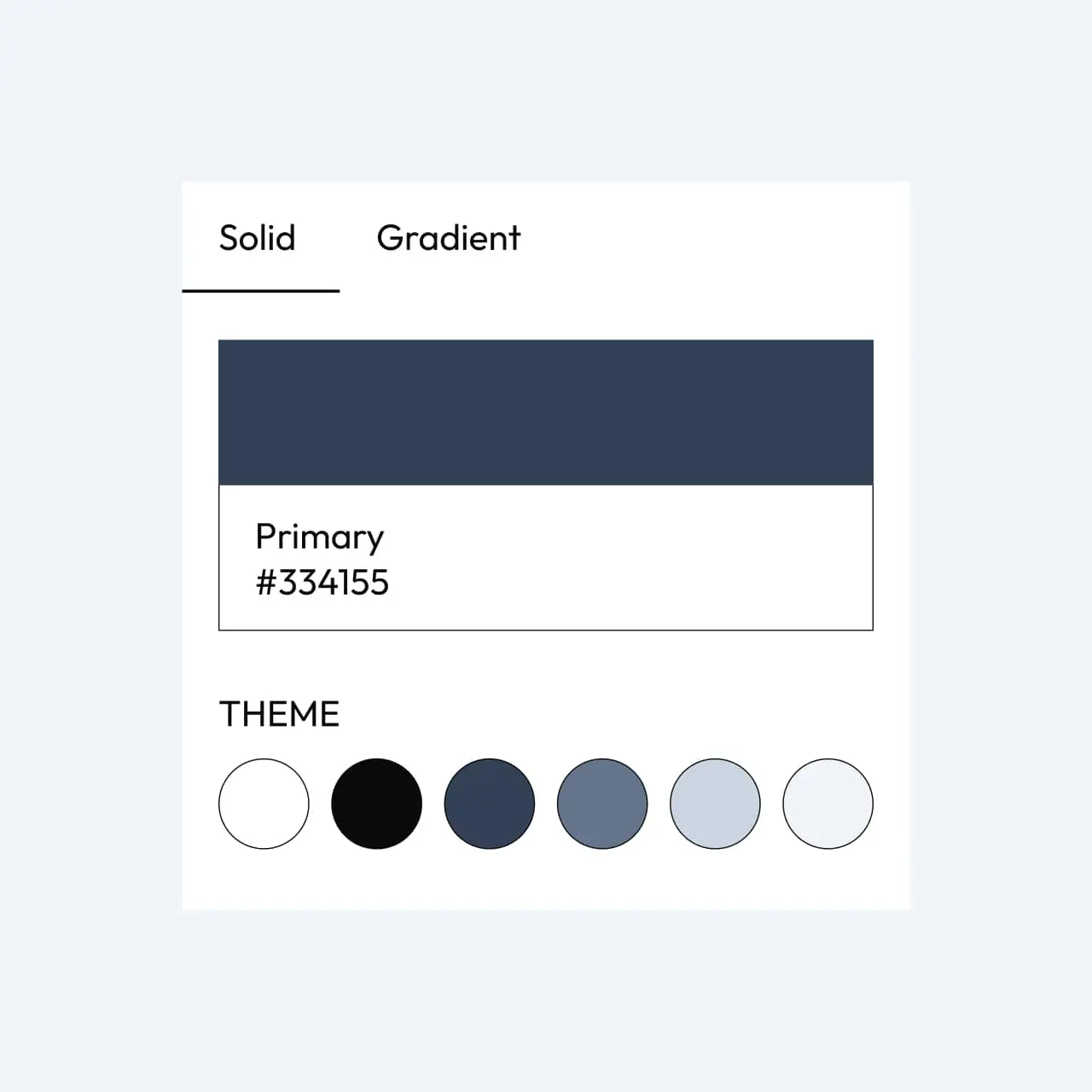 Powder WordPress theme Slate style variation color palette