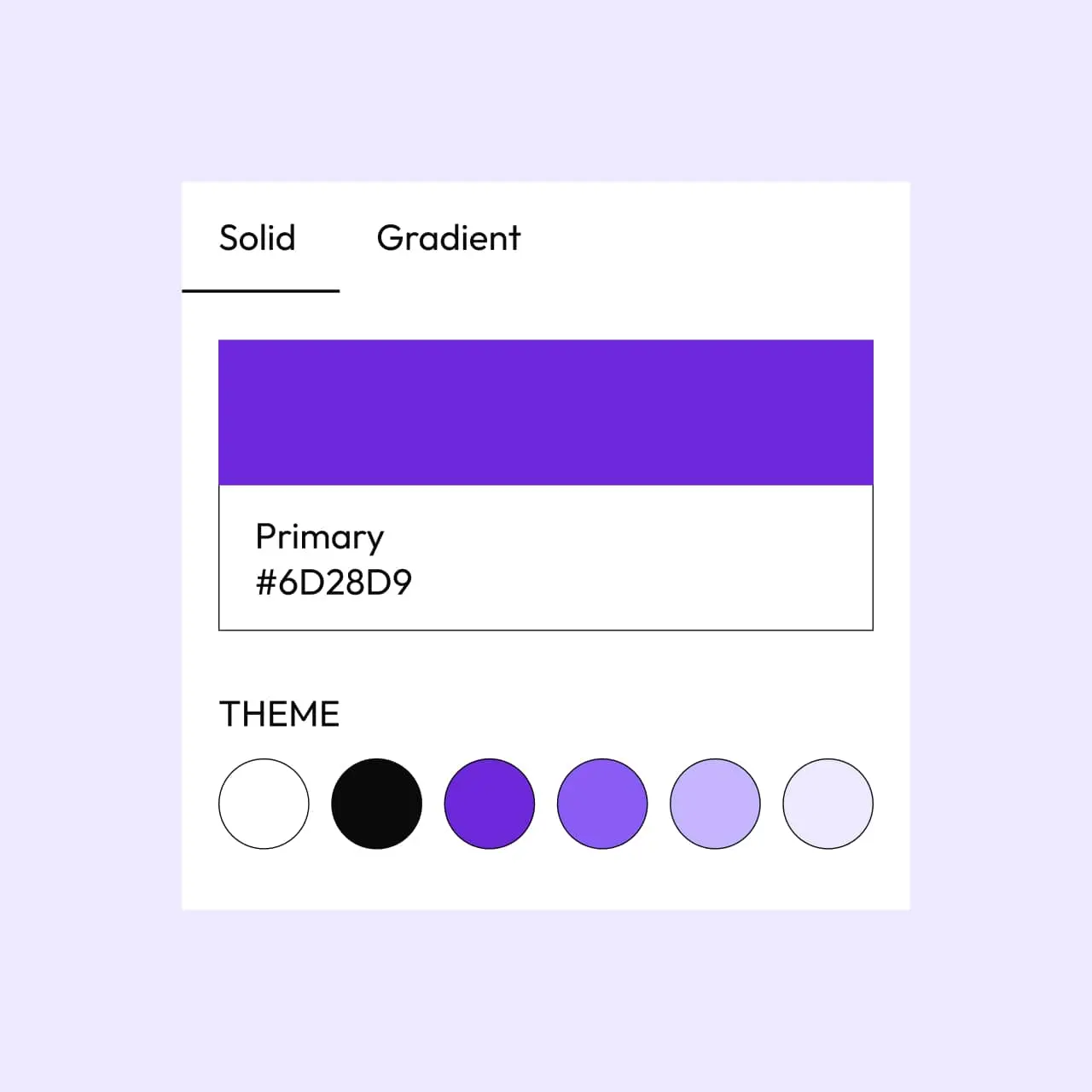Powder WordPress theme Violet style variation color palette